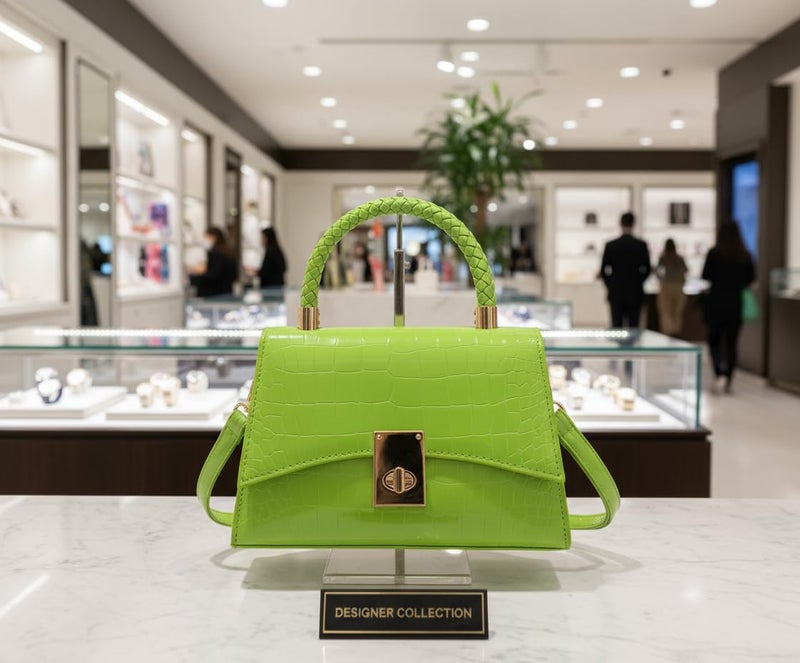 JHVYF Women Small Crossbody Bags Shoulder Bag Classic Satchel Handbags Ladies Cute Purses Satchels bag mini purse Green - Image 3