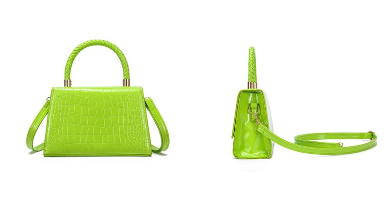 JHVYF Women Small Crossbody Bags Shoulder Bag Classic Satchel Handbags Ladies Cute Purses Satchels bag mini purse Green - Image 5