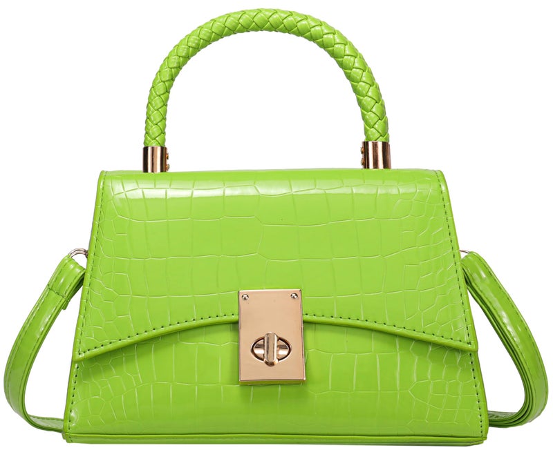 JHVYF Women Small Crossbody Bags Shoulder Bag Classic Satchel Handbags Ladies Cute Purses Satchels bag mini purse Green - Image 1