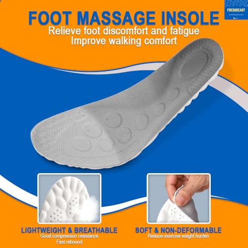 FreshDcart Height Increase Insoles for Men | Full-Length Insole Height Increase Shoes for Men & Women | Washable Memory Foam Slip Free Cushions | Multicolor | Pack of 1 - Image 4