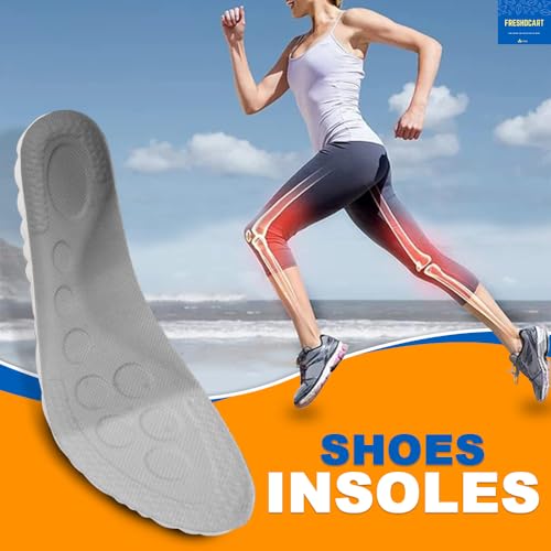 FreshDcart Height Increase Insoles for Men | Full-Length Insole Height Increase Shoes for Men & Women | Washable Memory Foam Slip Free Cushions | Multicolor | Pack of 1 - Image 2