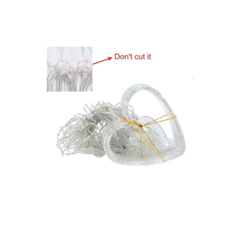 KHIZAR 6+6 Heart LED Curtain Lights for Room Decoration – Romantic Hanging LED Hearts for Wall, Window, Wedding, Bedroom, Party Decor (Warm White) - Image 3