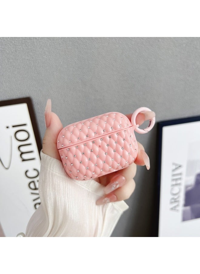 Generic - Sheep Point Drill Earphone Set Suitable For Apple Headset Wireless Bluetooth Airpods Pro2 Generation Solid Color Protective Cover-Colour:Pink-Applicable Model:Airpods Pro【2019 Model】 - Image 1