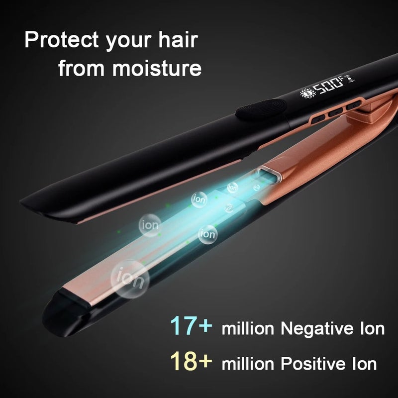 MADAMI Professional Hair Straightener 500 F Plasma Flat Iron 260 C Ceramic Coating Plate Smooth Frizz Salon Styling Tool 110V-240V - Image 4