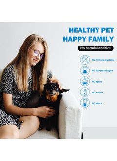 Opula Dog Eye Wipes Biodegradable 300 Count, Cat Dog Eye Cleaner, Pet Tear Stain Remover Wipes, Dog Eye Cleaning Wipes, Eye Cleaner Pads, Unscented Gentle Pet Tear Wipe  - Image 5