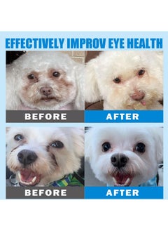 Opula Dog Eye Wipes Biodegradable 300 Count, Cat Dog Eye Cleaner, Pet Tear Stain Remover Wipes, Dog Eye Cleaning Wipes, Eye Cleaner Pads, Unscented Gentle Pet Tear Wipe  - Image 3