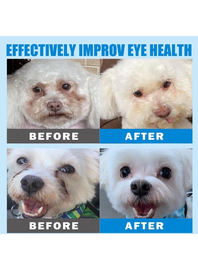 Opula Dog Eye Wipes Biodegradable 300 Count, Cat Dog Eye Cleaner, Pet Tear Stain Remover Wipes, Dog Eye Cleaning Wipes, Eye Cleaner Pads, Unscented Gentle Pet Tear Wipe - Image 3