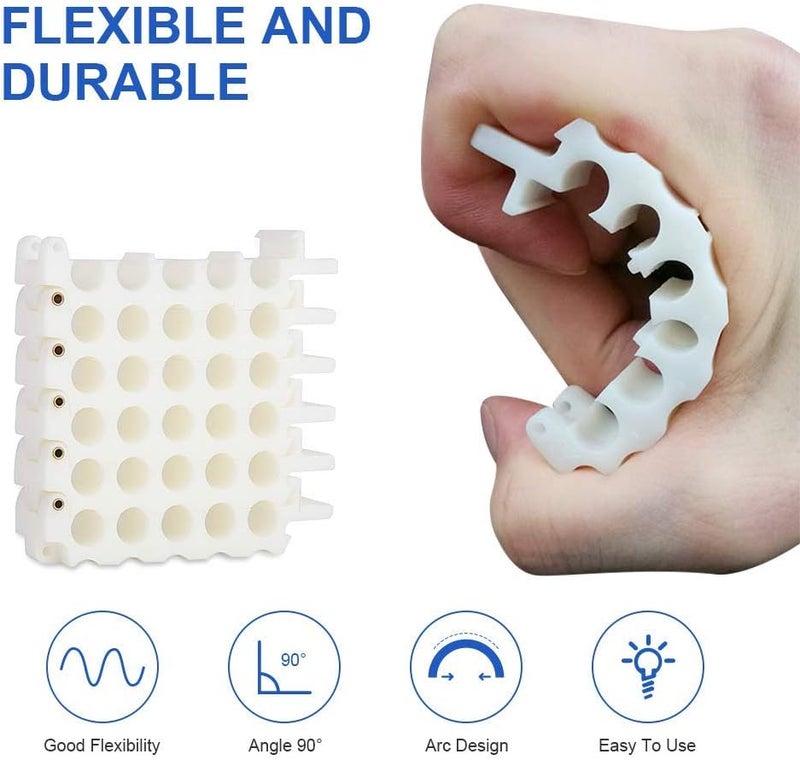 10Gtek Cable Organizing and Bundler Tool24Hole Cable Dresser for Data Center Server Rooms and Machine Room Wire Management and Organizer Perfect for Cable ManagementCAT5 CAT6 - Image 4