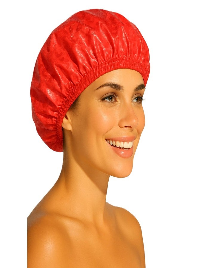 Zenittree Reusable Bath Cap (Set of 1) for Men & Women | Eco-Friendly Shower Cap for Home, Hotel, Spa, Salon & Bathroom | Lightweight, Comfortable & Daily Uses Bathing Caps (Maroon) - Image 1