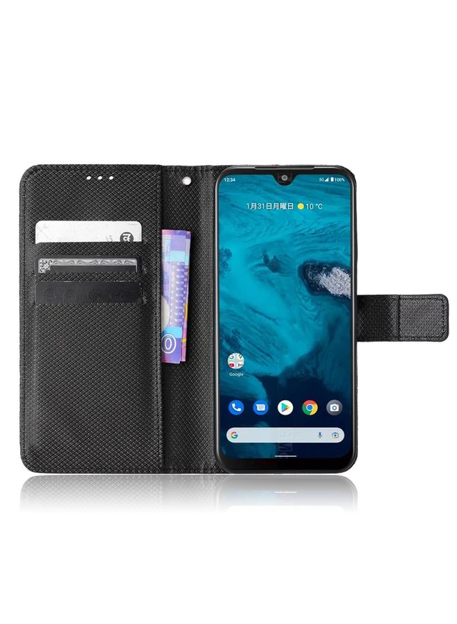 S-TOP Case For Kyocera Android One S10 Diamond Texture Leather Phone Case - Image 4