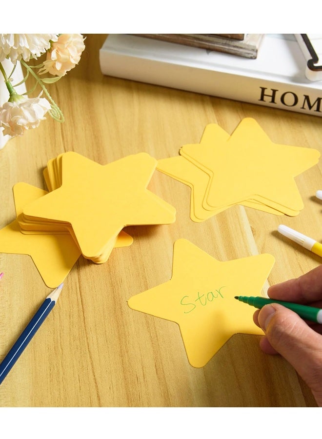 200 Pcs Gold Star Cutouts,Die-Cut Star Shapes for Bulletin Board, Classroom Wall Decor, School Craft Projects, Party Event Decorations - Image 3