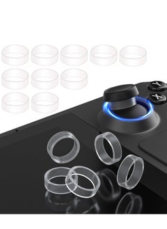 SANMUGEED SANMUGEED10 Pcs Clear Joystick Protectors, Transparent Silicone Elastic Joystick Protective Ring Compatible with Steam Deck PS5 PS4 Xbox Switch Pro Game Controller  - Image 1