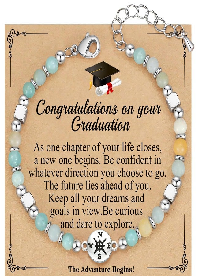 HiStock Graduation Gifts for Her 2026, Class of 2026 Graudations Bracelet College Graduation Gifts for Women High School Middle Shool 5th 8th Graduate Gift for Daughter Granddaughter Niece - Image 1
