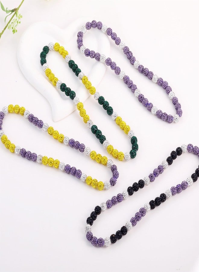 اس كي كيو اي ار قلادة سلسلة البيسبول المرصعة بالخرز من مجموعة SKQIR Glitter Ice، مناسبة للأولاد والرجال، قلادة مرصعة بأحجار الراين، هدية عصرية لمحبي لاعبي البيسبول. - Image 5