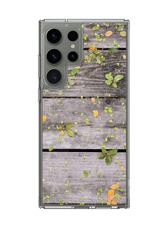 Stylizedd Classic Clear Case for Samsung Galaxy S25 Ultra , Hybrid Soft Case Flexible Edges TPU PC Gel Thin Transparent Cover - Backyard Patio Full Print - Image 1