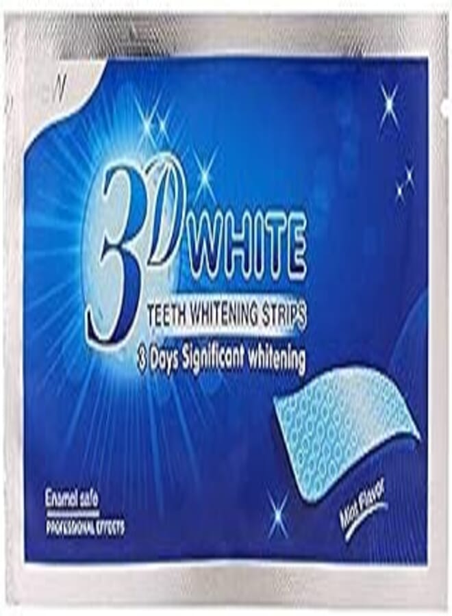 14pcs/box 3D Teeth Whitening Strips Teeth Dental Whitening Double Elastic Gel Strips Dental Tools Teeth Strips Whitening Product