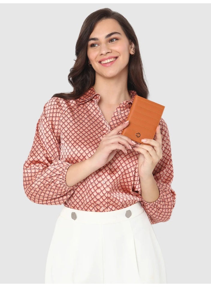 CAPRESE AVERY PASSPORT CASE MUSTARD - Image 1