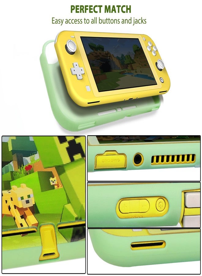 TIKOdirect Protective Case for Switch Lite, Soft Cover Shock Absorption Anti-Scratch Shell with Cute Pattern, Green - Image 5