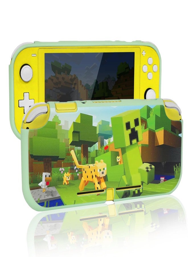 TIKOdirect Protective Case for Switch Lite, Soft Cover Shock Absorption Anti-Scratch Shell with Cute Pattern, Green - Image 1