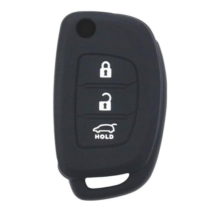 Arooma 3 Buttons Silicone Flip Key Shell Cover Case for HYUNDAI Tucson Elantra Sonata Santa Fe Solaris ix35 ix45 i20 Accent, Remote Protection Case - Image 3