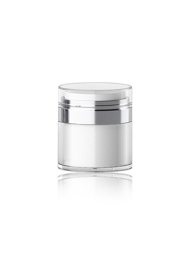 50ml Airless Pump Jar Bottles Portable Lotion Dispenser Acrylic Press-On Vacuum Lotion Bottle  - Image 1