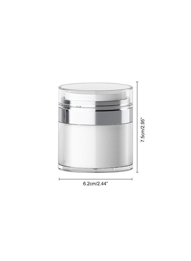 50ml Airless Pump Jar Bottles Portable Lotion Dispenser Acrylic Press-On Vacuum Lotion Bottle  - Image 4