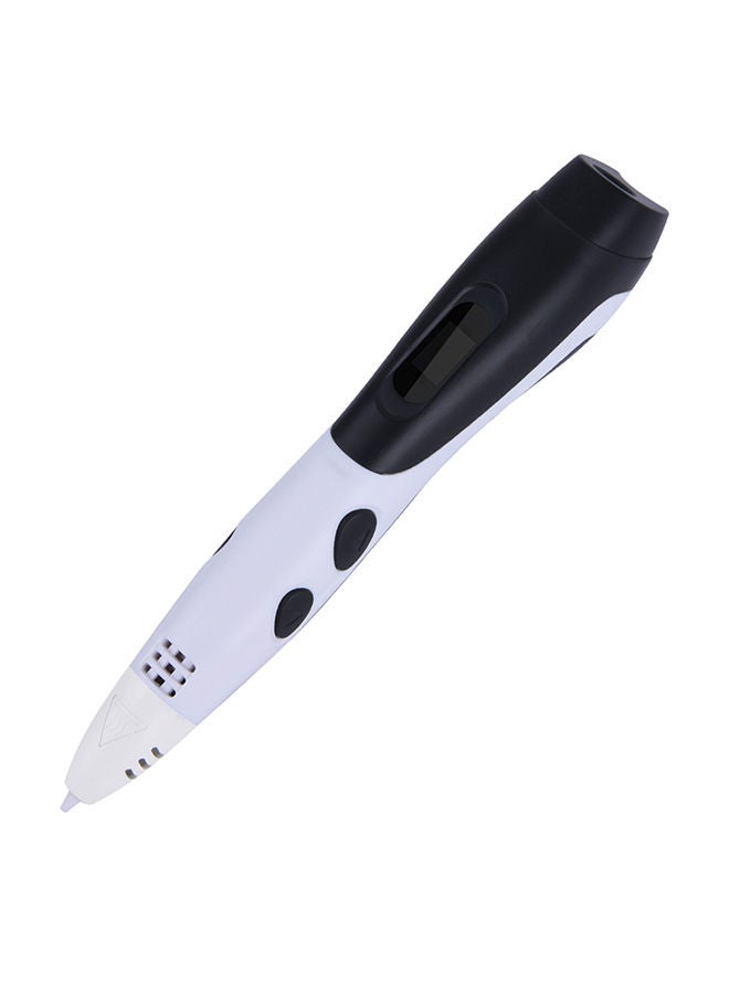 NIBEMINENT Intelligent 3D Printing Pen With LCD Screen Display And PCL Filament Refills White - Image 1