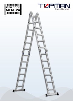 Multi Task Aluminium Ladder 4x6 24 Steps