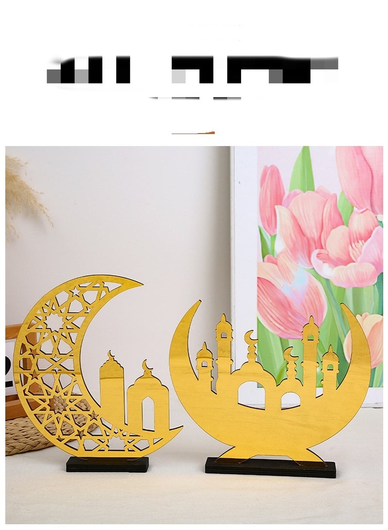 Nariele European and American Moon Castle 3D Ornament - Image 3