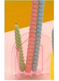 Blobs Taper Candle (yellow )