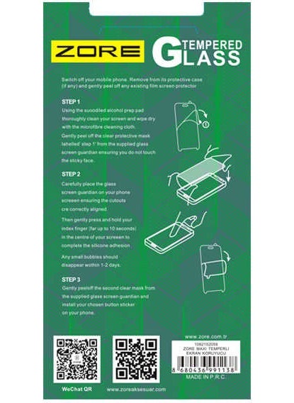 Megafox Teknoloji - Samsung Galaxy A8 Plus 2018 Compatible Maxi Glass Tempered Glass Protector - Image 1