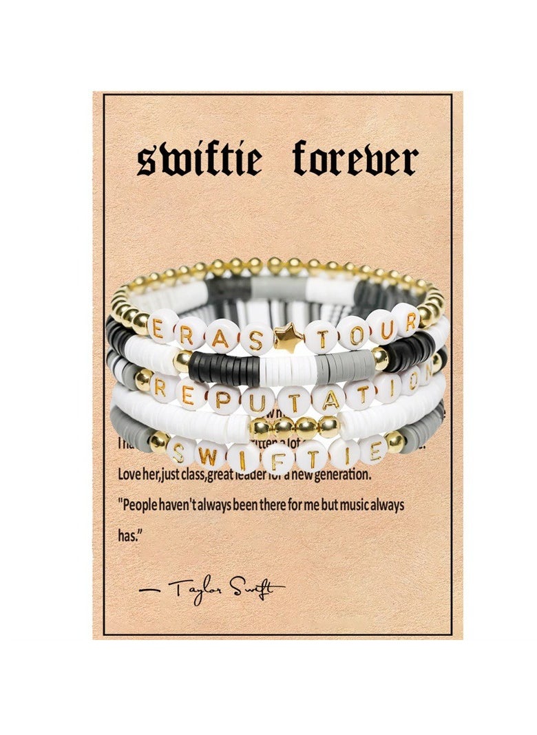 Taylor Swift 5 Pieces Taylor Swift Eras Tour Friendship Bracelets Set  - Image 2