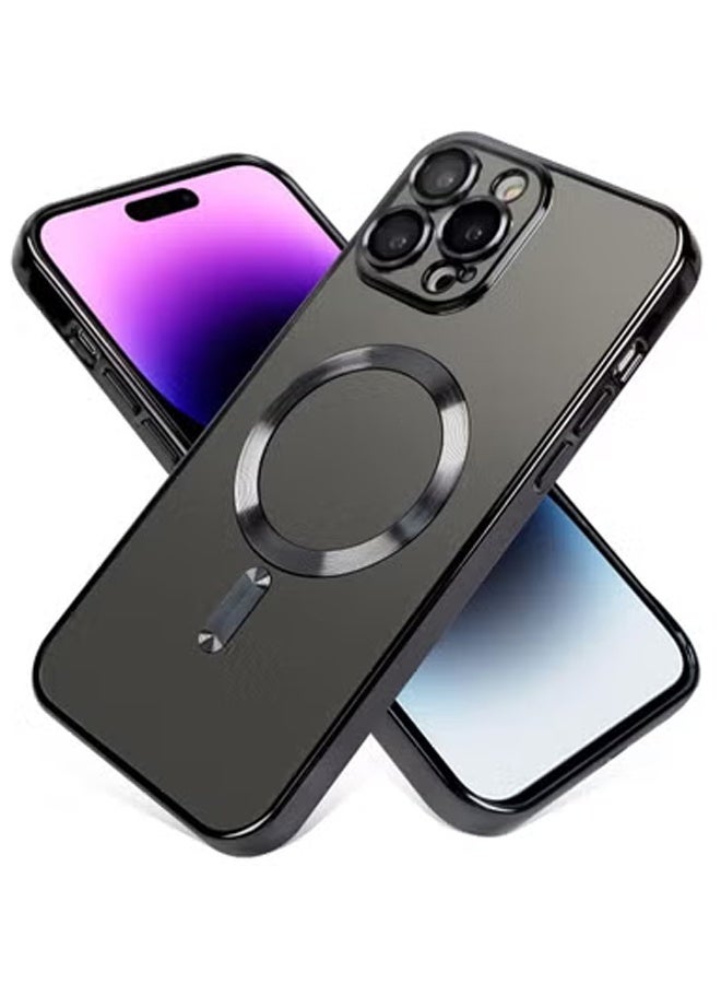 TIGER Case Compatible with iPhone 14 Pro Max with Camera Lens Protector (Compatible with MagSafe) Anti-Scratch Shockproof Protective Slim iPhone 14 Pro Max Case for Women Men (Black) - Image 1