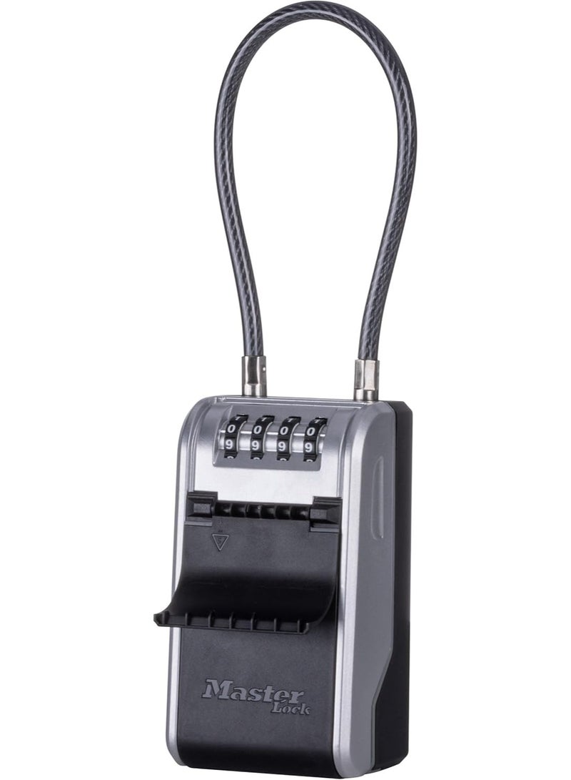 Master Lock High Capacity Key Lockbox, Combination Dial, Removable Cable - Image 1