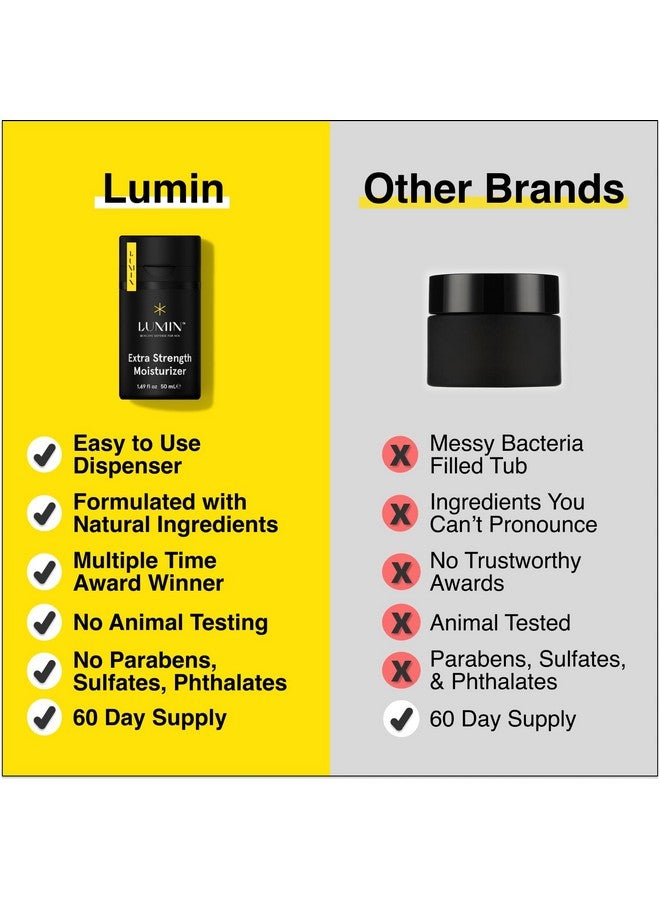 LUMIN Lumin - Class Act Bundle - Men's Skincare Kit, Includes: Charcoal Face Wash Daily Detox, Charcoal Scrub Deep Detox, Daily Face Moisturizer & Dark Circle Defense Balm, Suitable For All Skin Types - Image 4