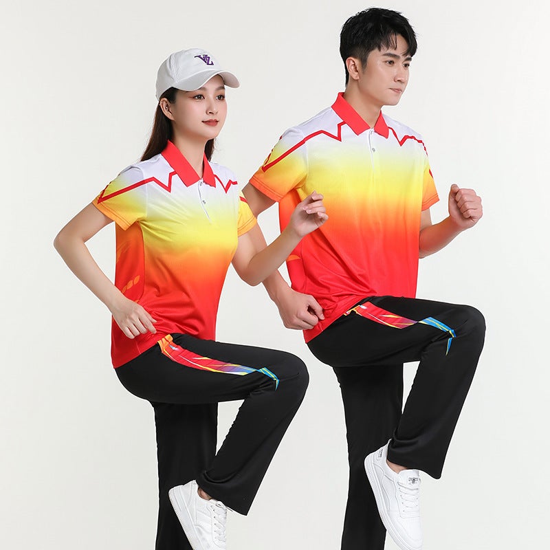 Square Dance Sports Suit Broadcasting Gymnastics Workplace Gymnastics Aerobics Hiking Team Walking Team Team Uniform