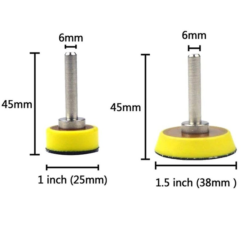 DIY Crafts CTDIYHI41611 15 Inch 6MM Shank 1 x 15 inch 6mm Mounted Shank Hook Loop Sanding - Image 4