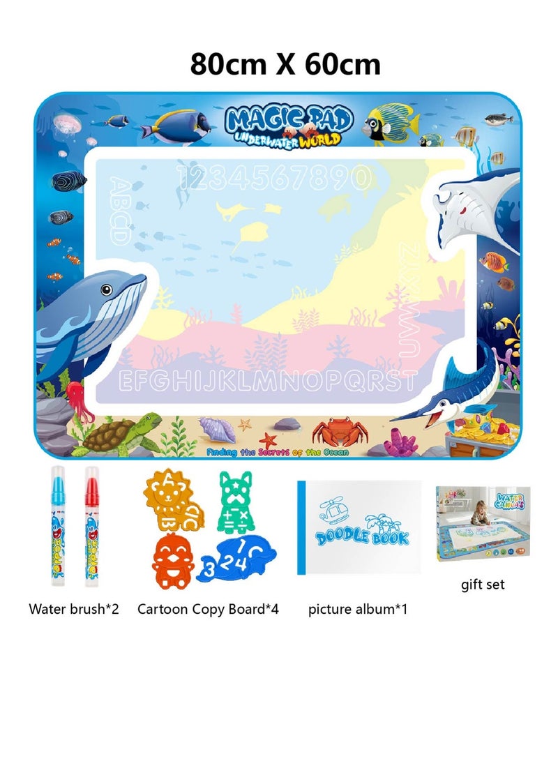 Drawing Painting Large Magic Water Suitable For 1 2 3 4 5 Years Boys Girls For Old Children Creative Educational Toys Gifts Painting Water Magic Mat - Image 5