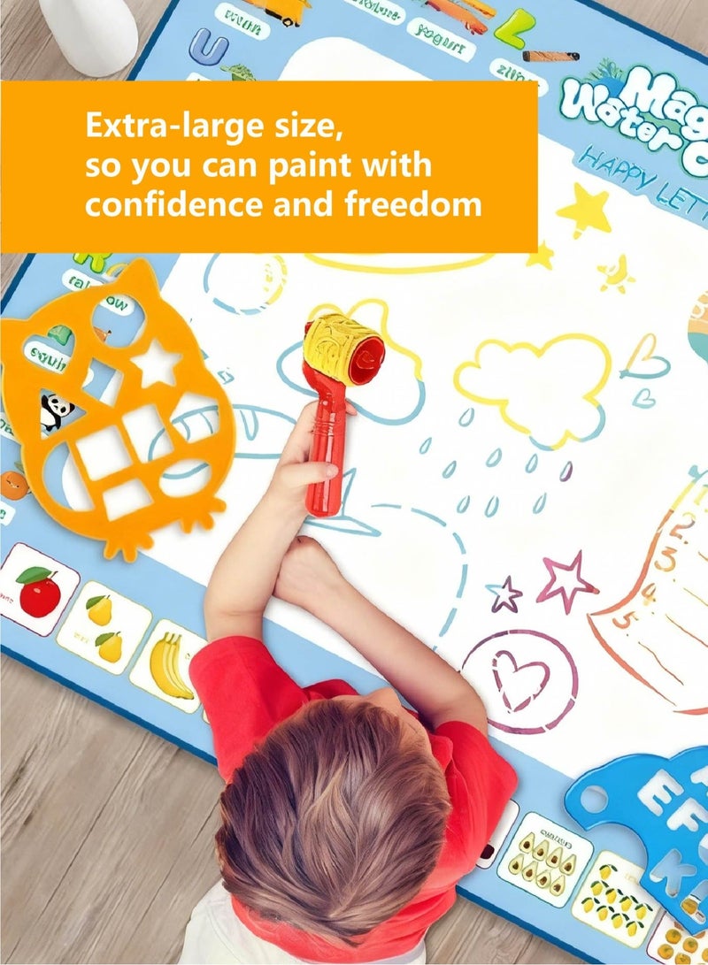 Drawing Painting Large Magic Water Suitable For 1 2 3 4 5 Years Boys Girls For Old Children Creative Educational Toys Gifts Painting Water Magic Mat - Image 2
