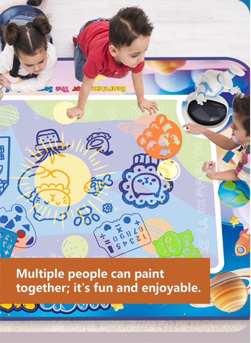Drawing Painting Large Magic Water Suitable For 1 2 3 4 5 Years Boys Girls For Old Children Creative Educational Toys Gifts Painting Water Magic Mat - Image 3