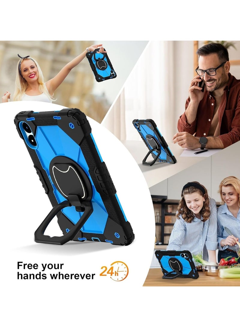 general Case Compatible with Xiaomi Redmi Pad Pro 12.1 inch Case, Full-Body Rugged Shockproof Protective Shell, 360° Swivel Stand Handle Cover with Shoulder Strap - Image 2