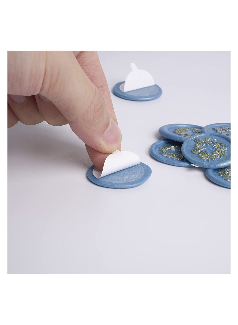 Double Sided Adhesive Dots for Wax Seal Stamp Kit, 300PCS 1inch Adhesive Backing for Craft Projects and Wax Seal Stickers - Image 2