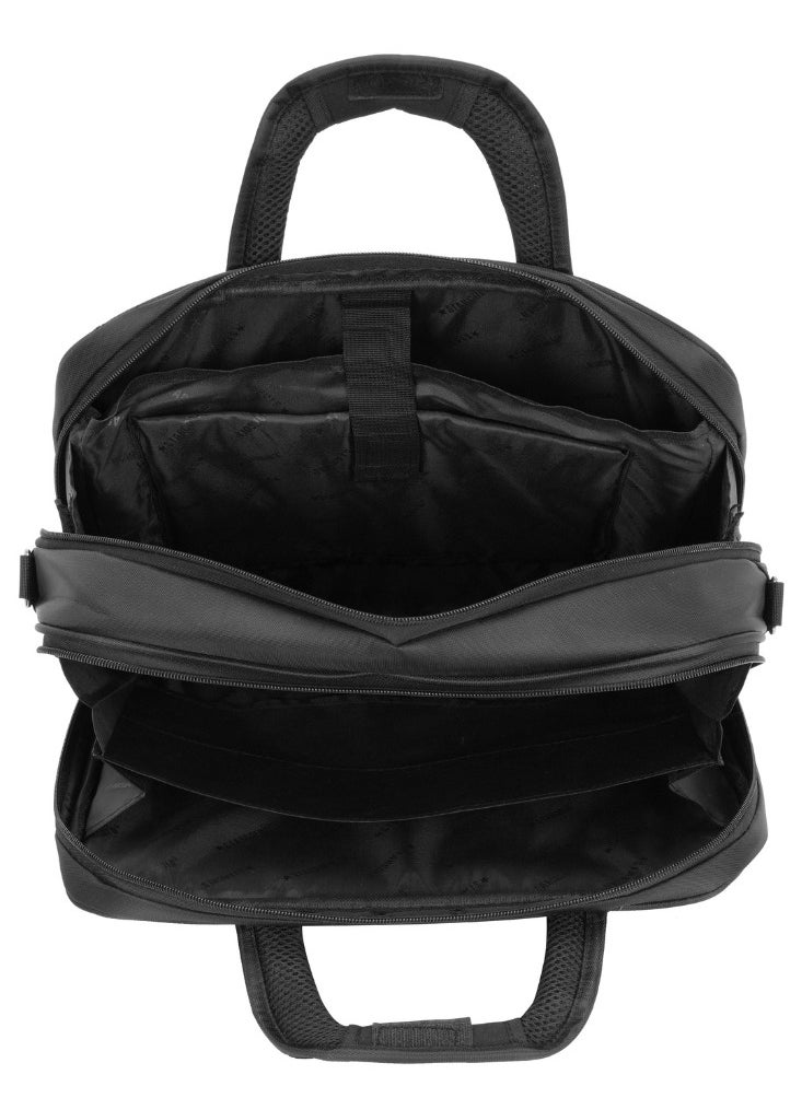 Stargold Laptop Bag, Premium 15.6" Business Briefcase With Multiple Compartments, Padded Shoulder Strap, And Water-Resistant Material, Black  - Image 5