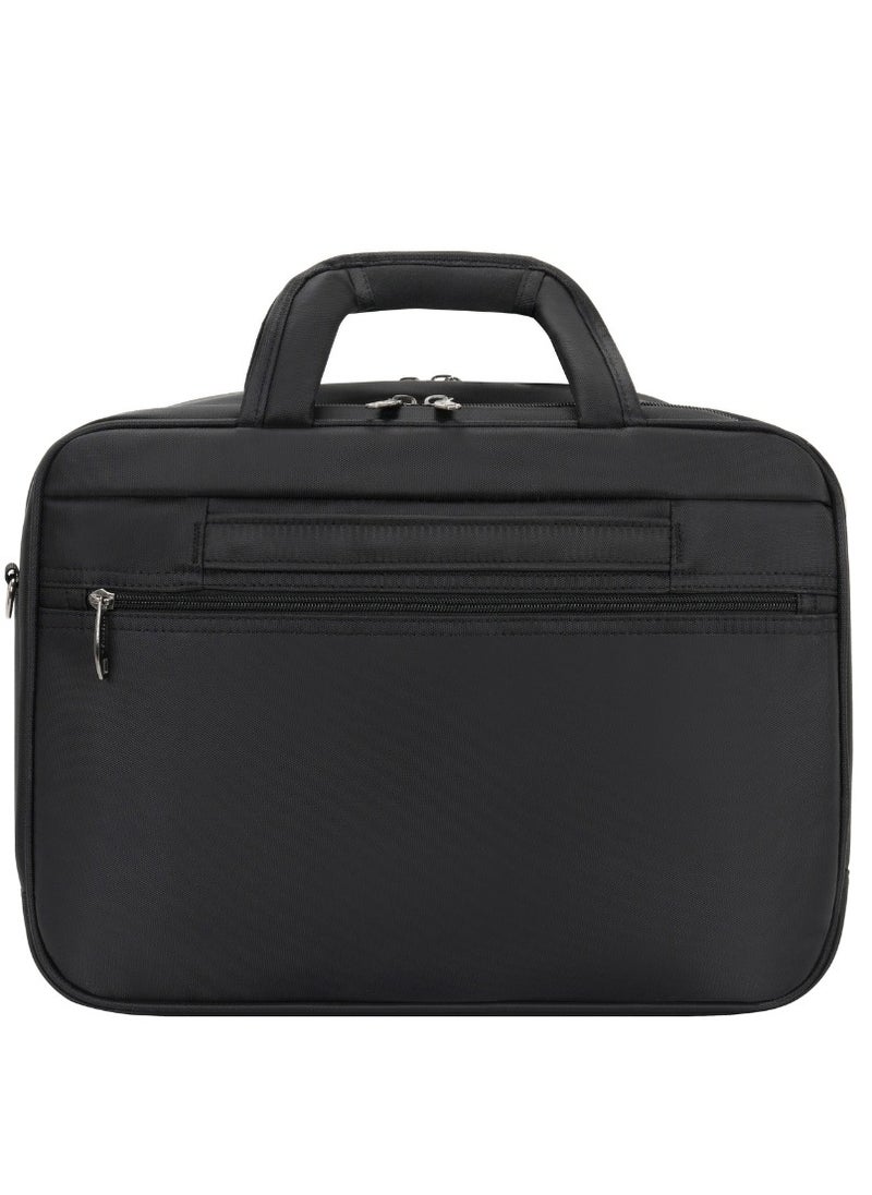 Stargold Laptop Bag, Premium 15.6" Business Briefcase With Multiple Compartments, Padded Shoulder Strap, And Water-Resistant Material, Black  - Image 2