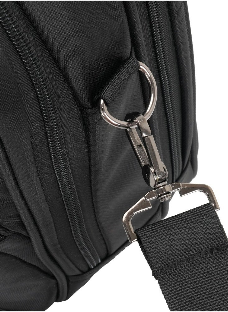 Stargold Laptop Bag, Premium 15.6" Business Briefcase With Multiple Compartments, Padded Shoulder Strap, And Water-Resistant Material, Black  - Image 4