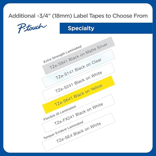 Brother(R) TZe-241 Black-On-White Tape, 0.75in. x 26.2ft., 239384-9022 - Image 4