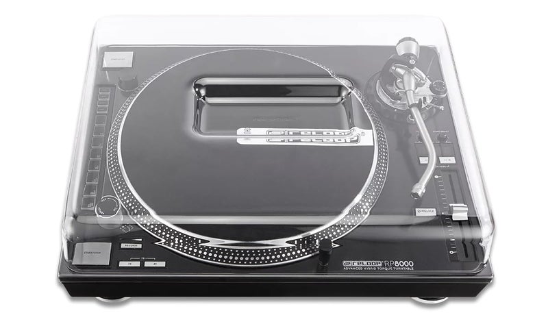Decksaver DS-PC-RPTURNTABLE Impact Resistant Polycarbonate Cover for Reloop RP-8000 and RP-7000 Turntables - Image 2