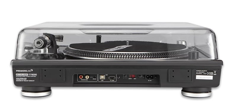 Decksaver DS-PC-RPTURNTABLE Impact Resistant Polycarbonate Cover for Reloop RP-8000 and RP-7000 Turntables - Image 3