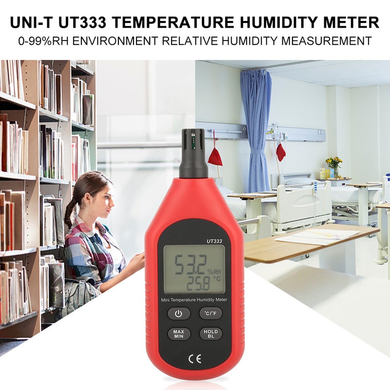 Uni T UT333 Mini LCD Digital Thermometer Air Temperature and Humidity Meter Sensor - Image 4