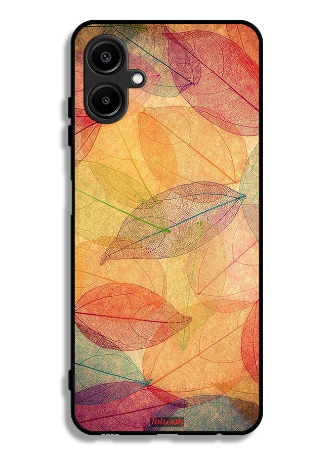 Tolwak Samsung Galaxy F06 5G Protective Case Cover Leaves Abstract Digital Art - Image 1